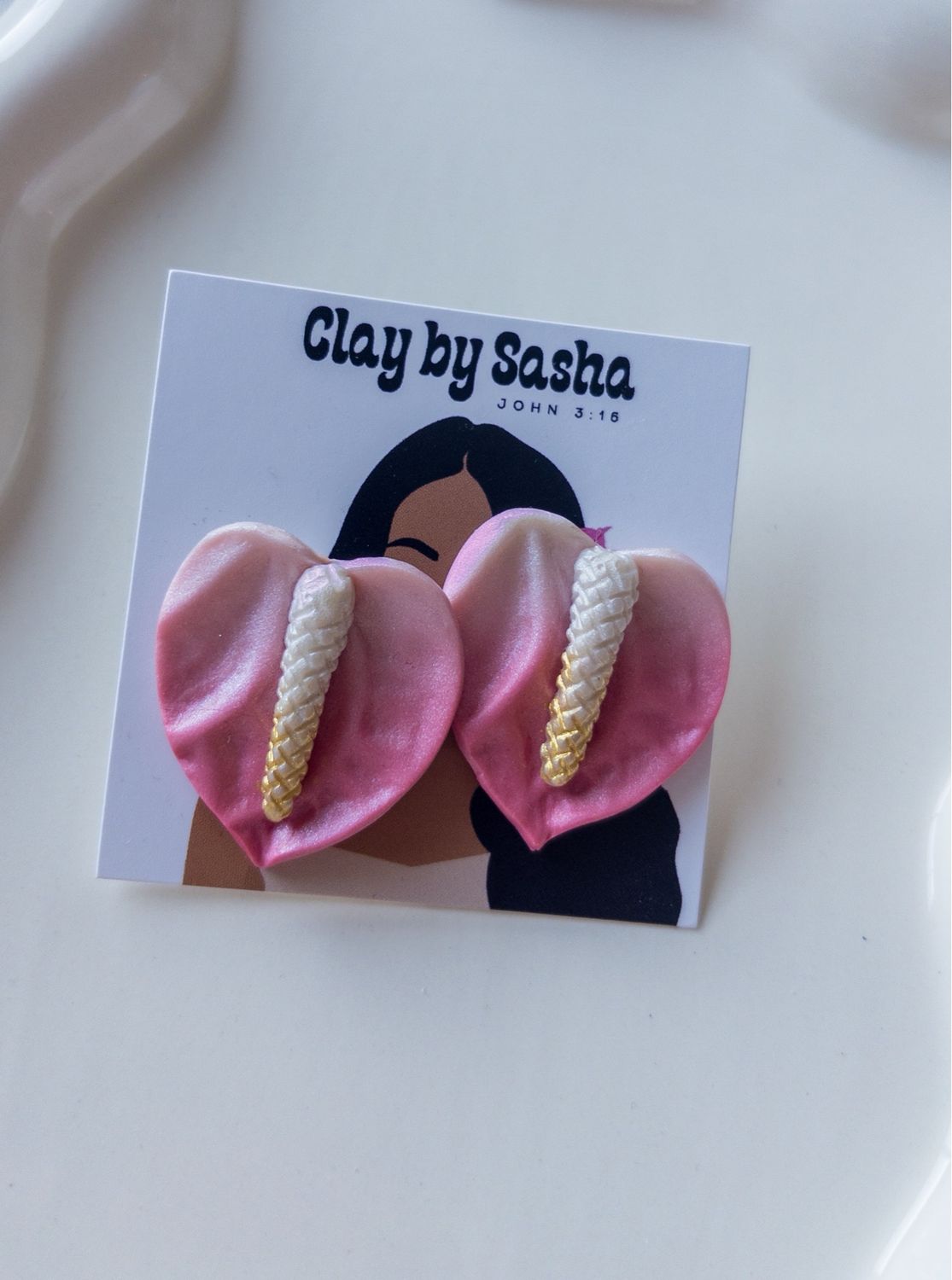 Guava Pearl Stud