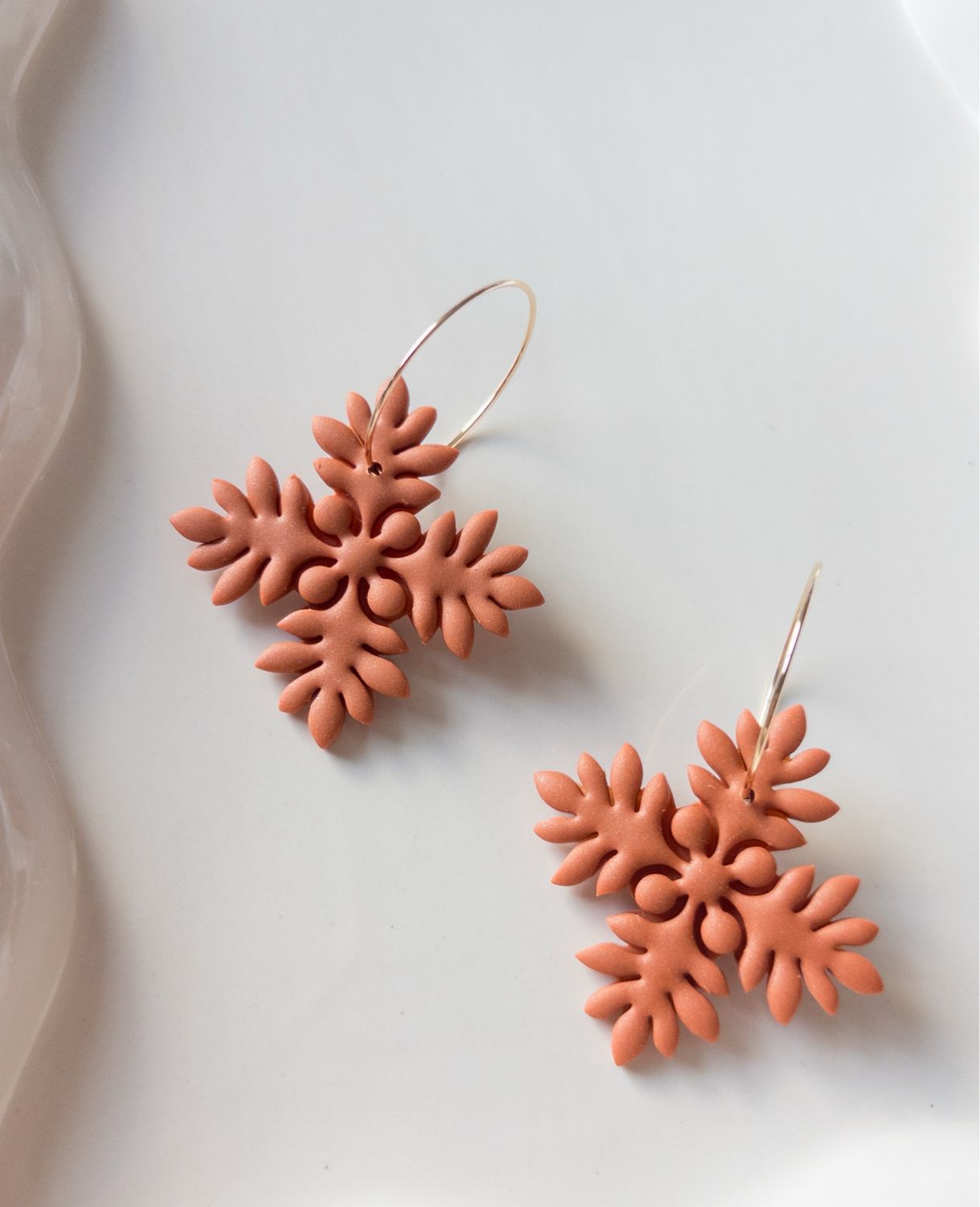 Pumpkin 14k Goldfilled Hoops