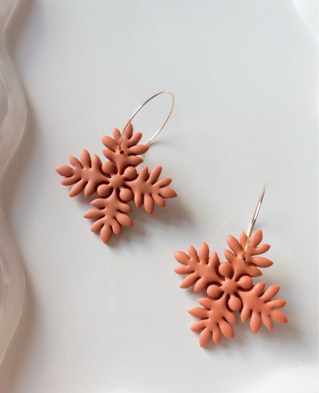Pumpkin 14k Goldfilled Hoops