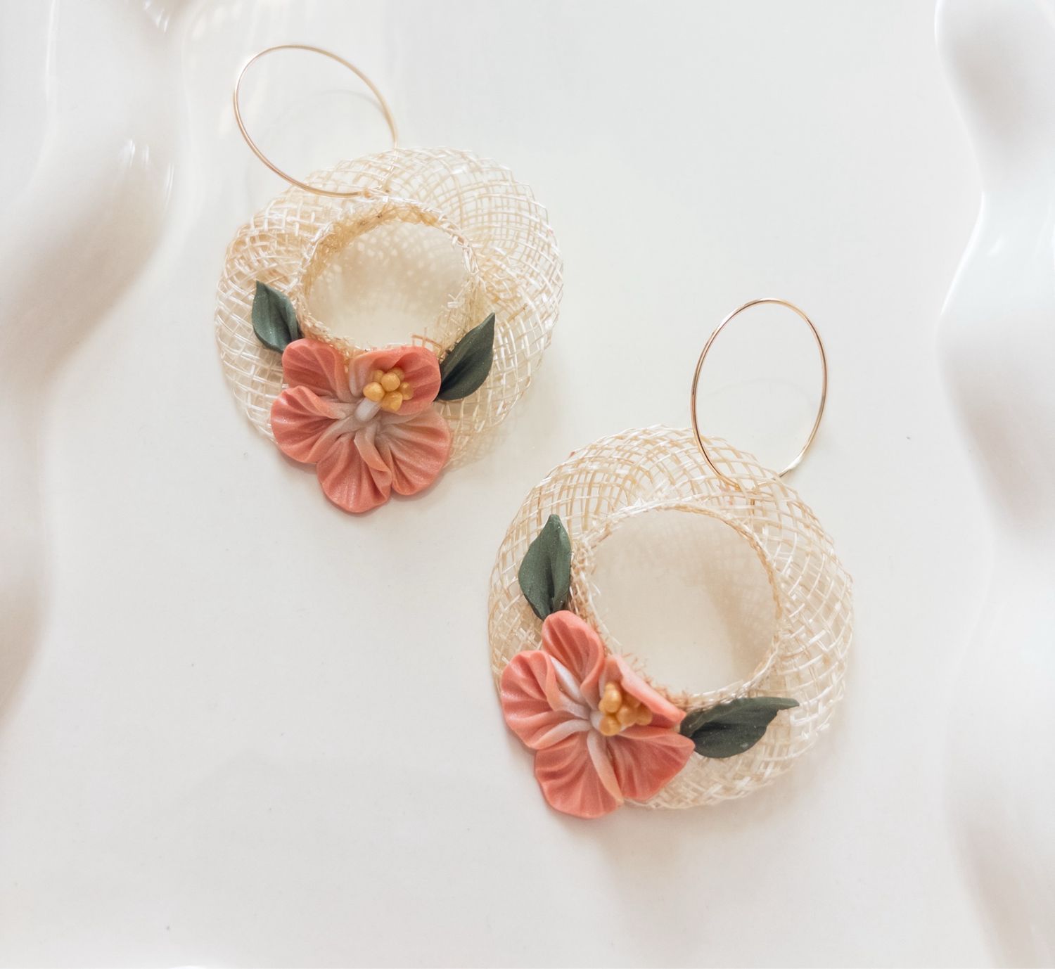 Tangerine 14k Goldfilled Hoops