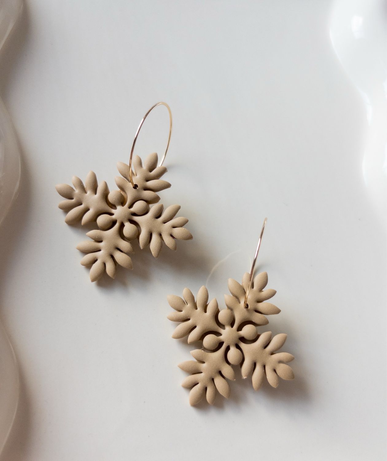 Latte 14k Goldfilled Hoops