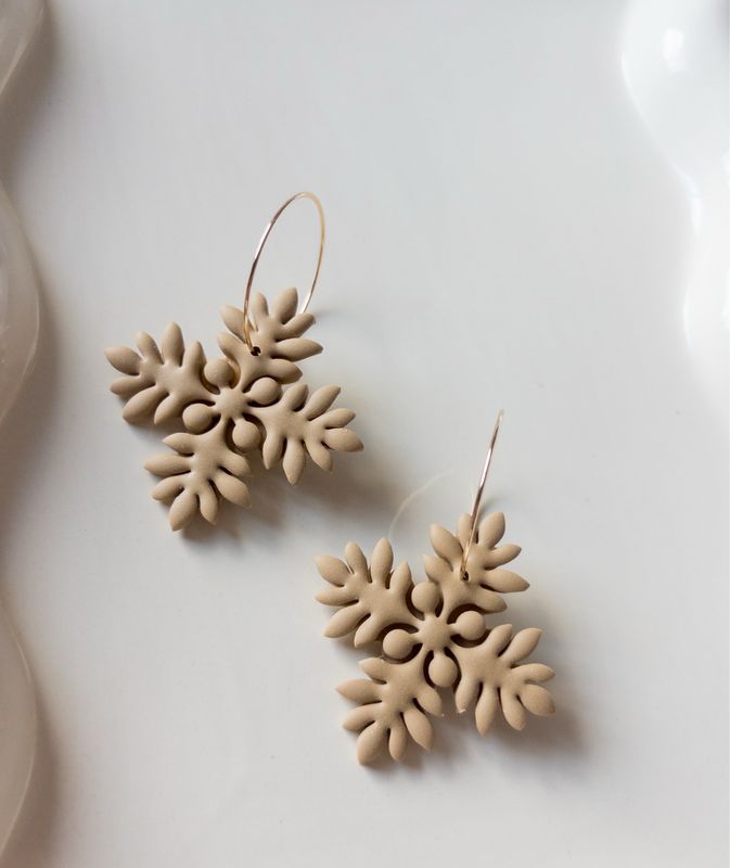 Latte 14k Goldfilled Hoops