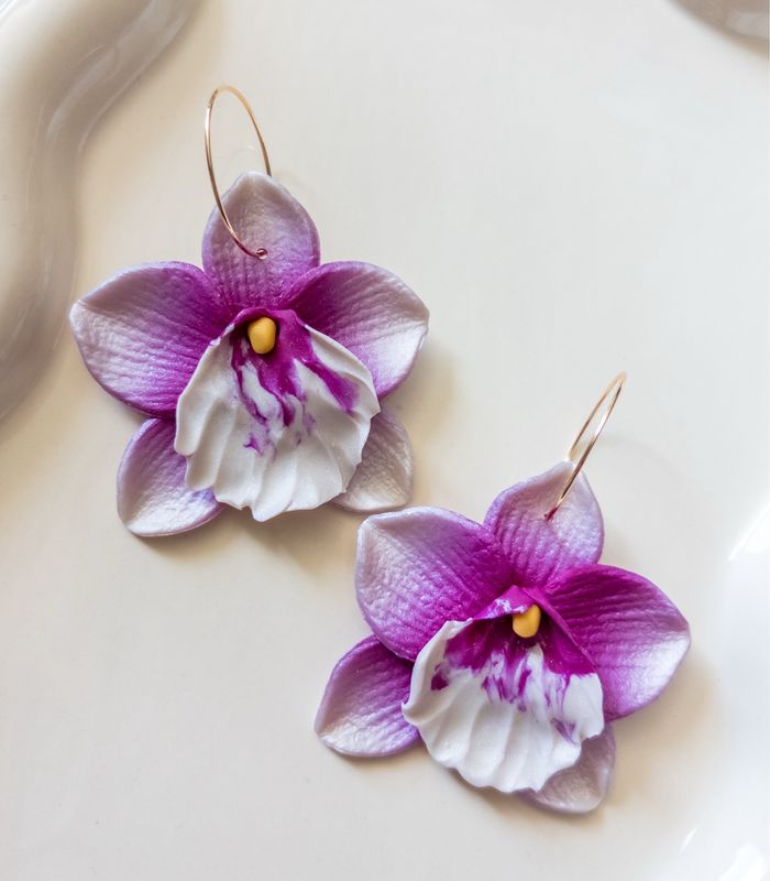 Orchid Pearl 14k Goldfilled Hoops
