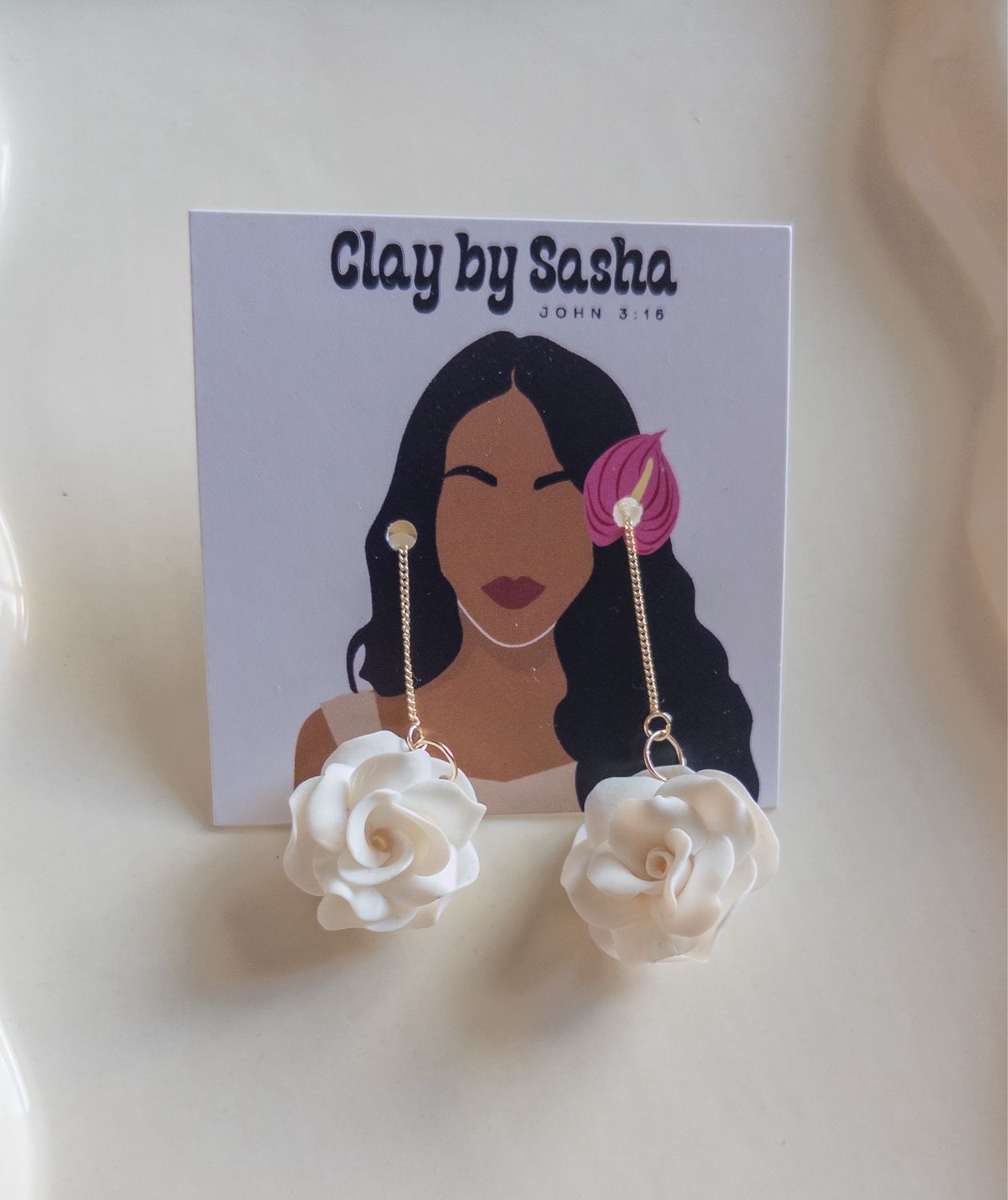 Gardenia Floaters 14k Goldfilled Adjustable Threaders