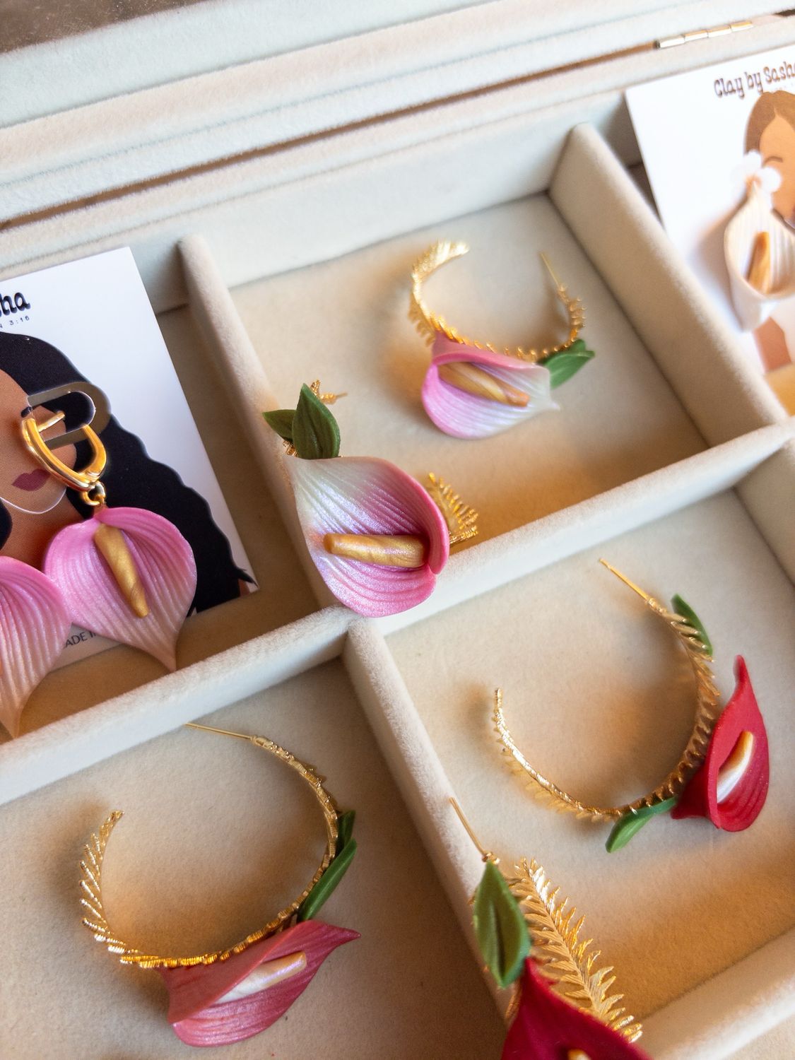 Ombré Guava Hoops