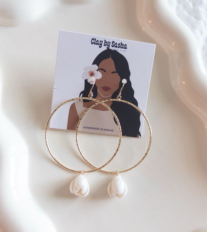 Boho Pikake 14k Goldfilled Hooks