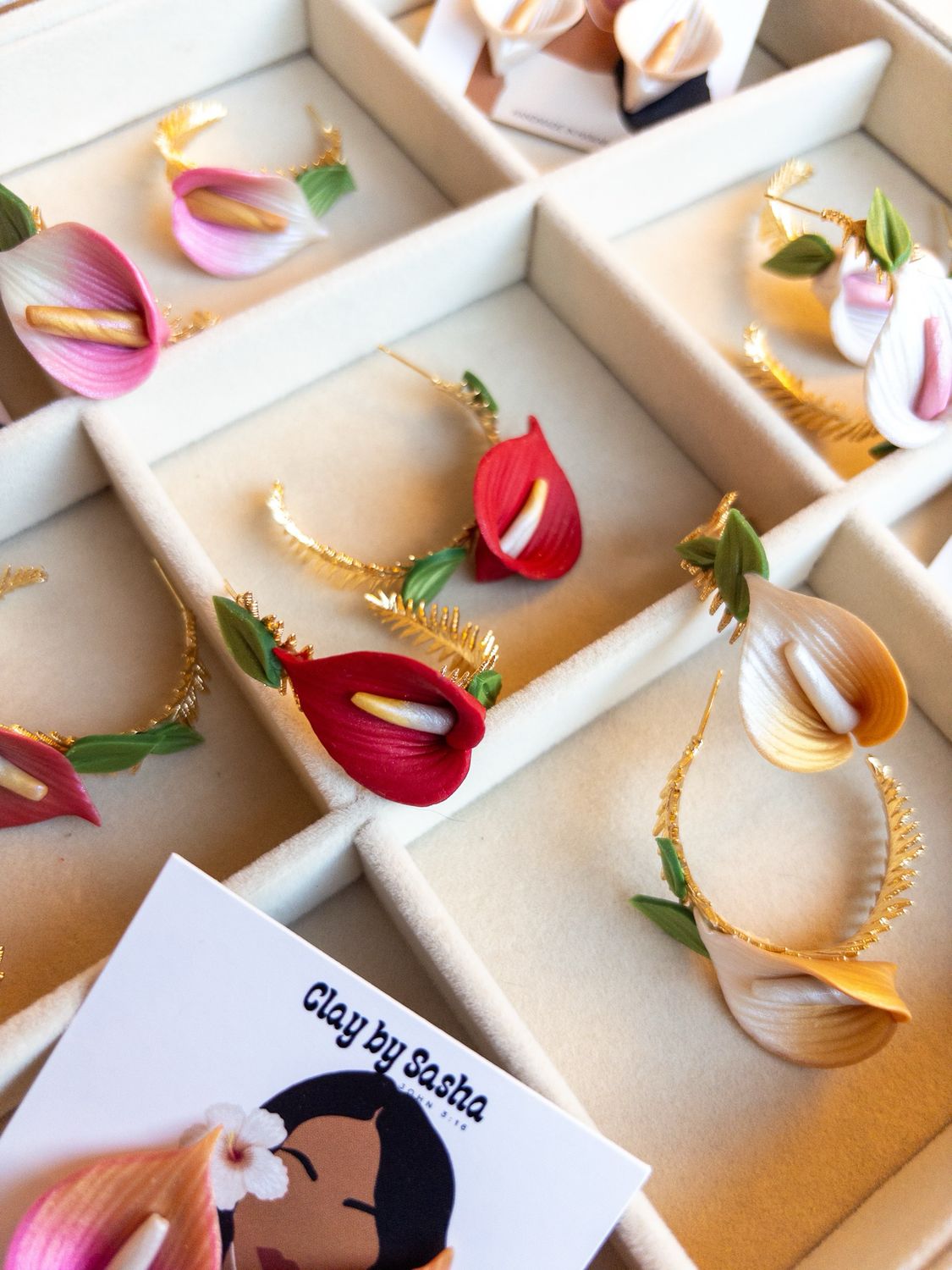 Sunrise Pearl Hoops