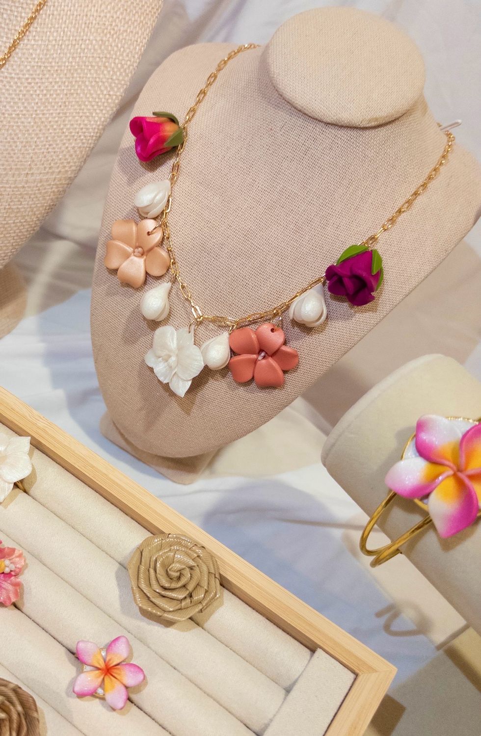 Clay Charm Necklace Goldfilled