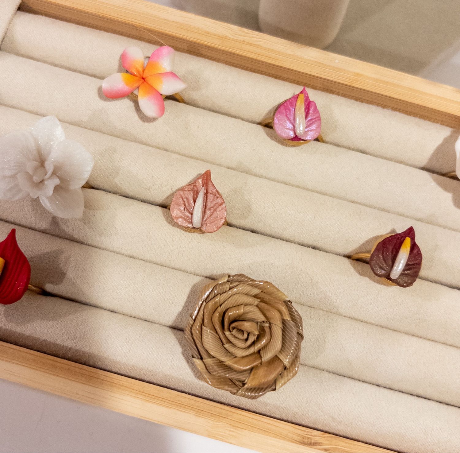 Barbie Pink Anthurium Ring