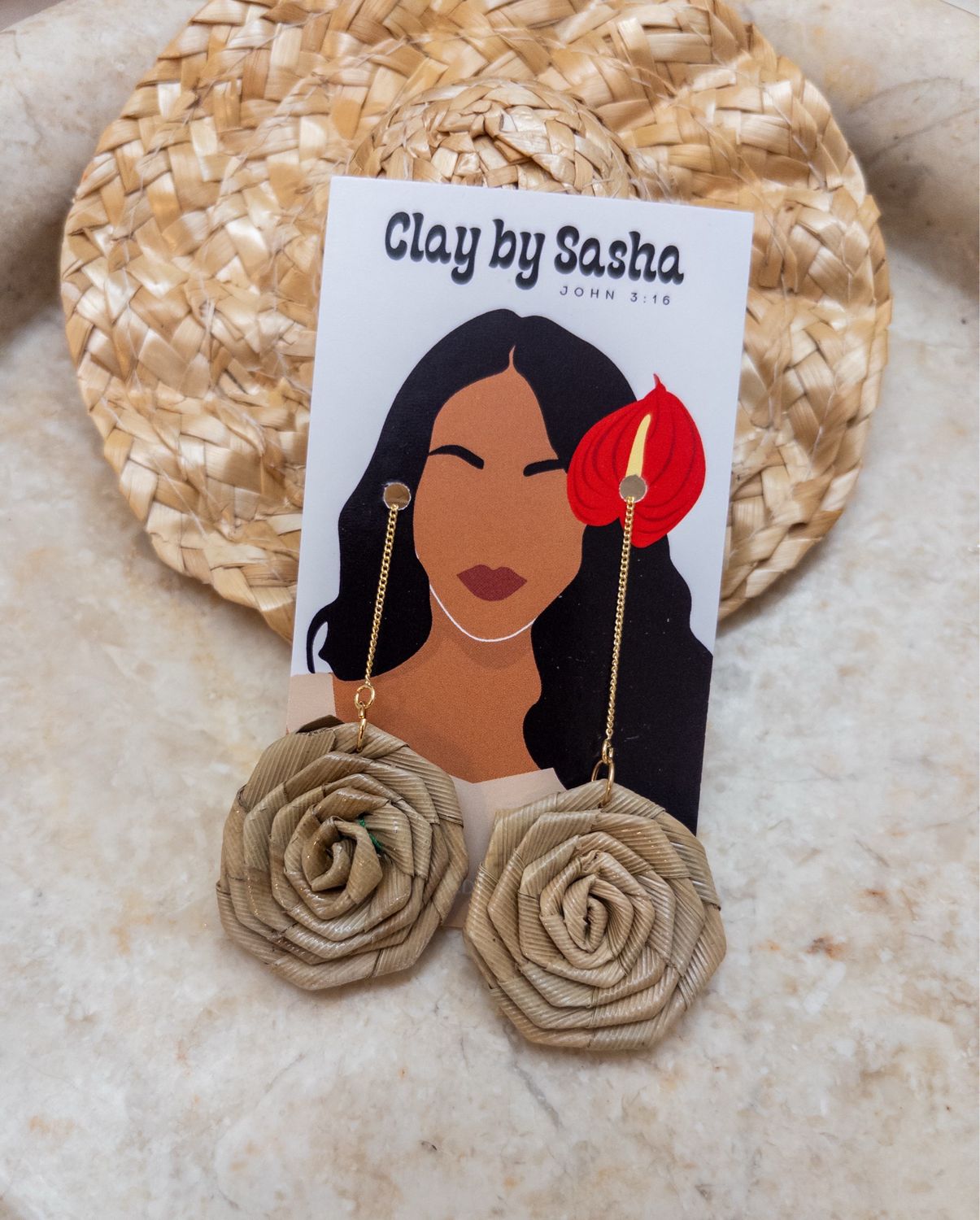 Hala Rose 14K GF Threaders (A)