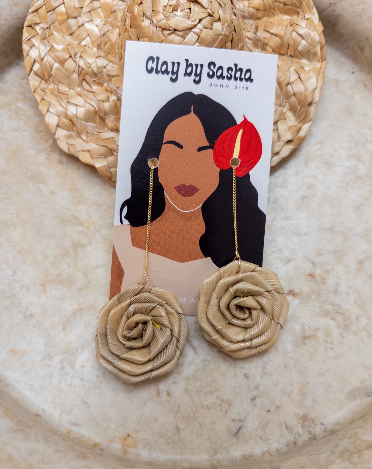 Hala Rose 14K GF Threaders (B)