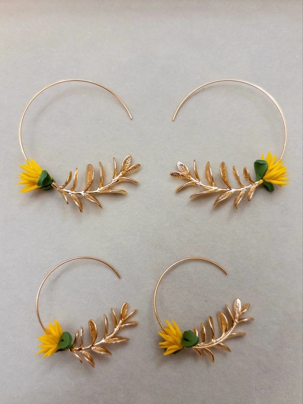 MINI Medium YELLOW "1.61"x “1.46" Inches