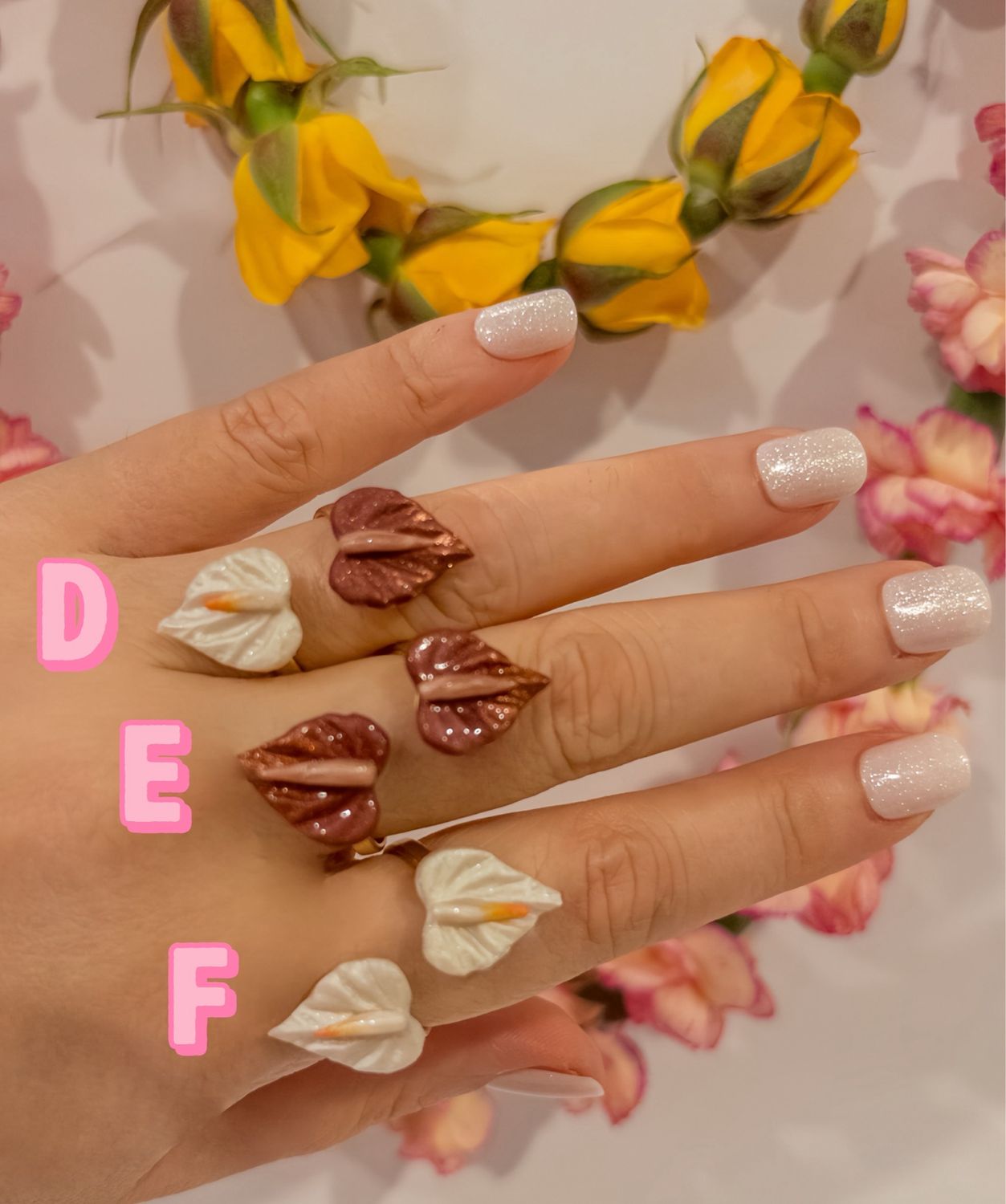 Double Anthurium (D) Ring