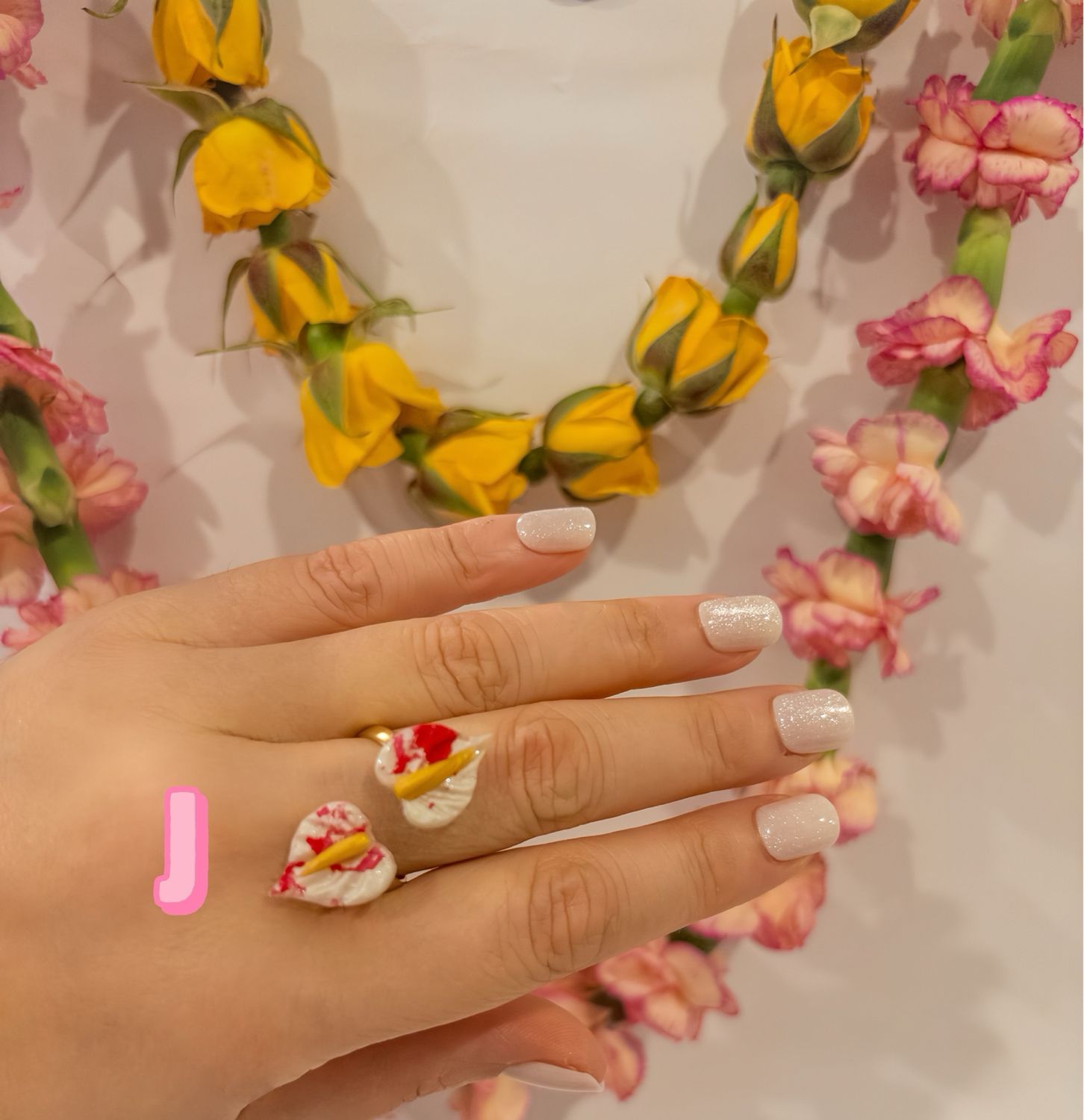 Double Anthurium (J) Ring