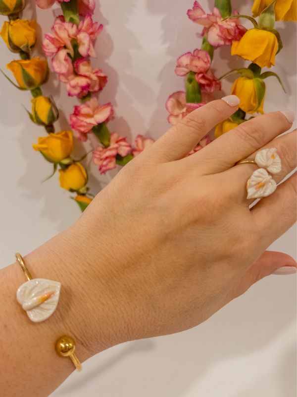 Haupia Pearl Open Cuff