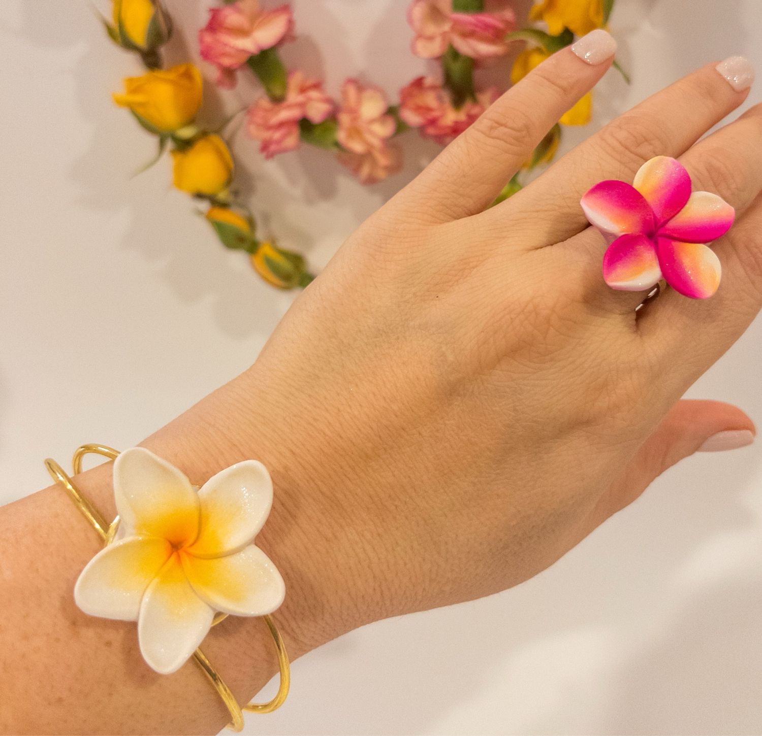 Plumeria Cuff