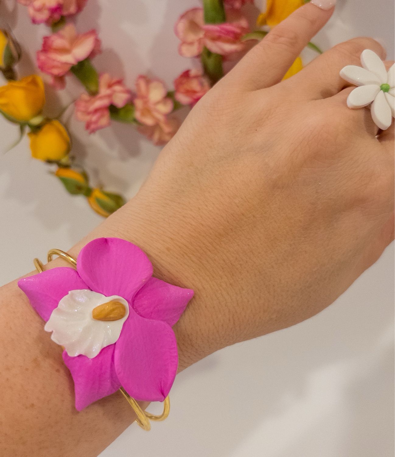 Barbie Orchid Cuff