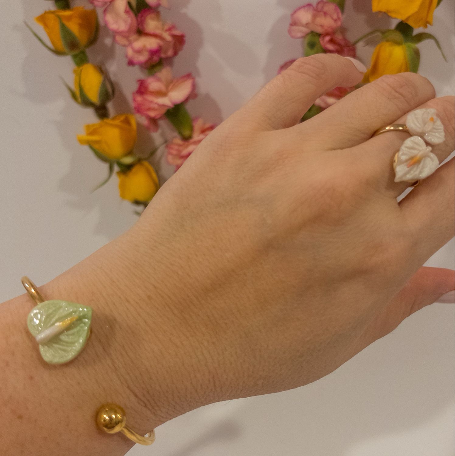 Lime Open Cuff