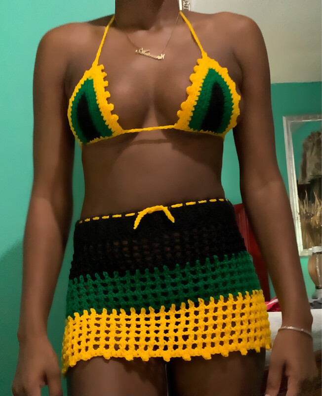 Jamaican 3-Piece Skirt Set