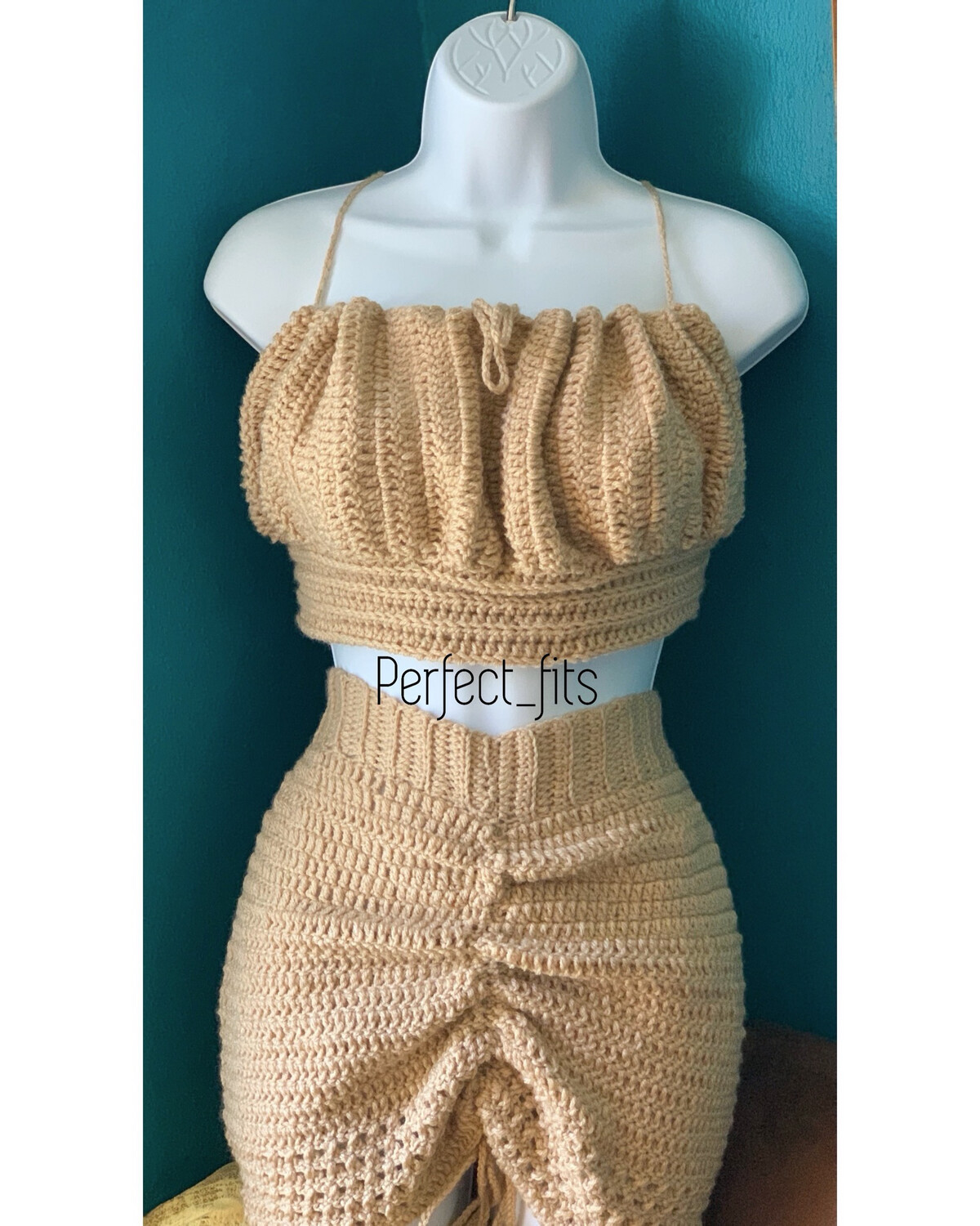 Azora Crochet Skirt Set