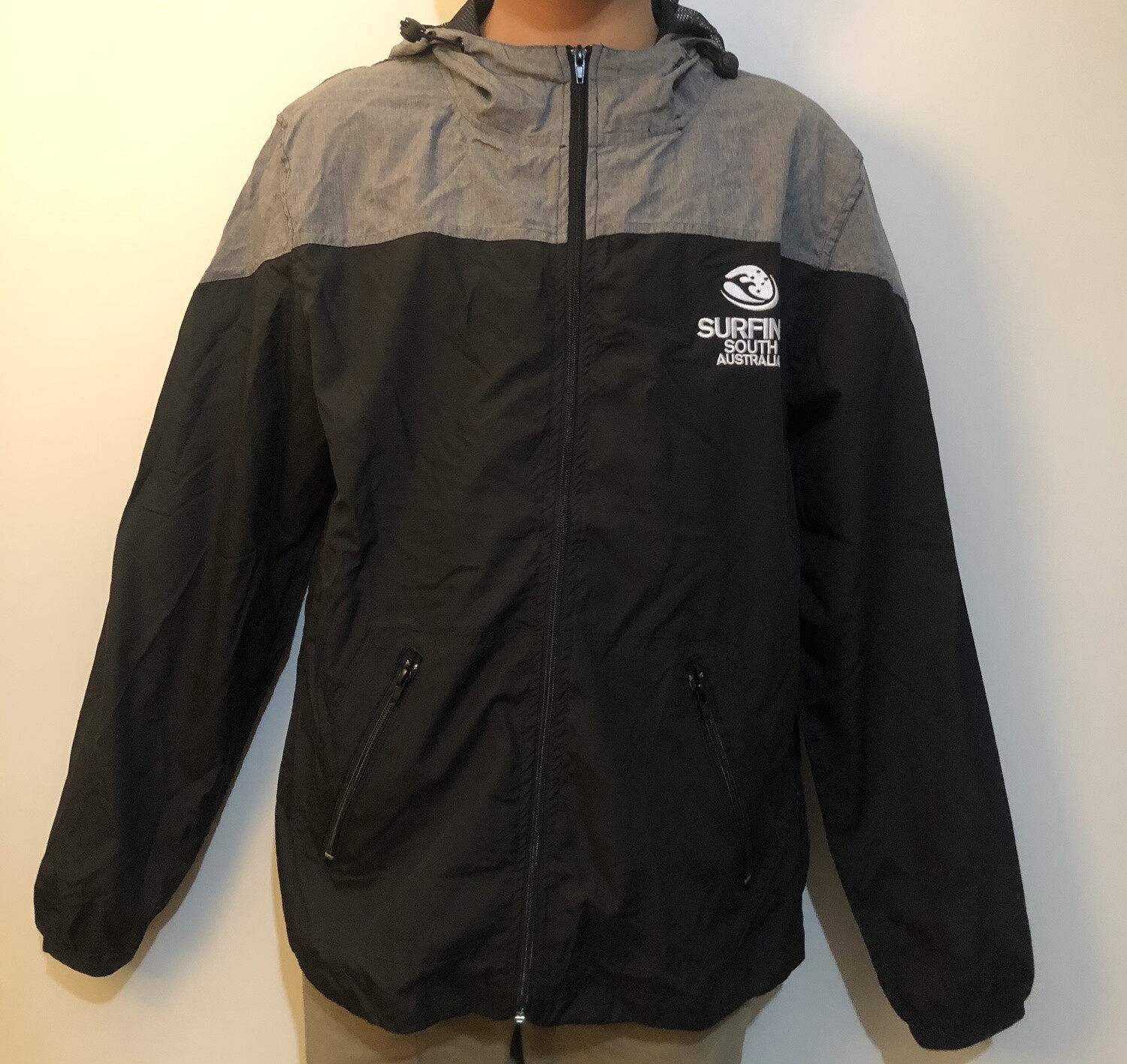 Surfing SA Spray Jacket, with postage option or free pick up at the Surf Festival options, choose at checkout!