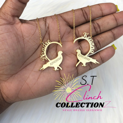 Custom Love Bird Necklace