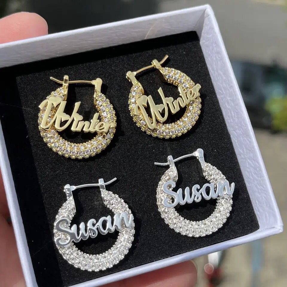 Custom Hoop Earrings