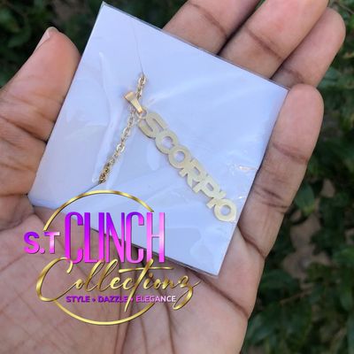 Vertical Zodiac Necklace