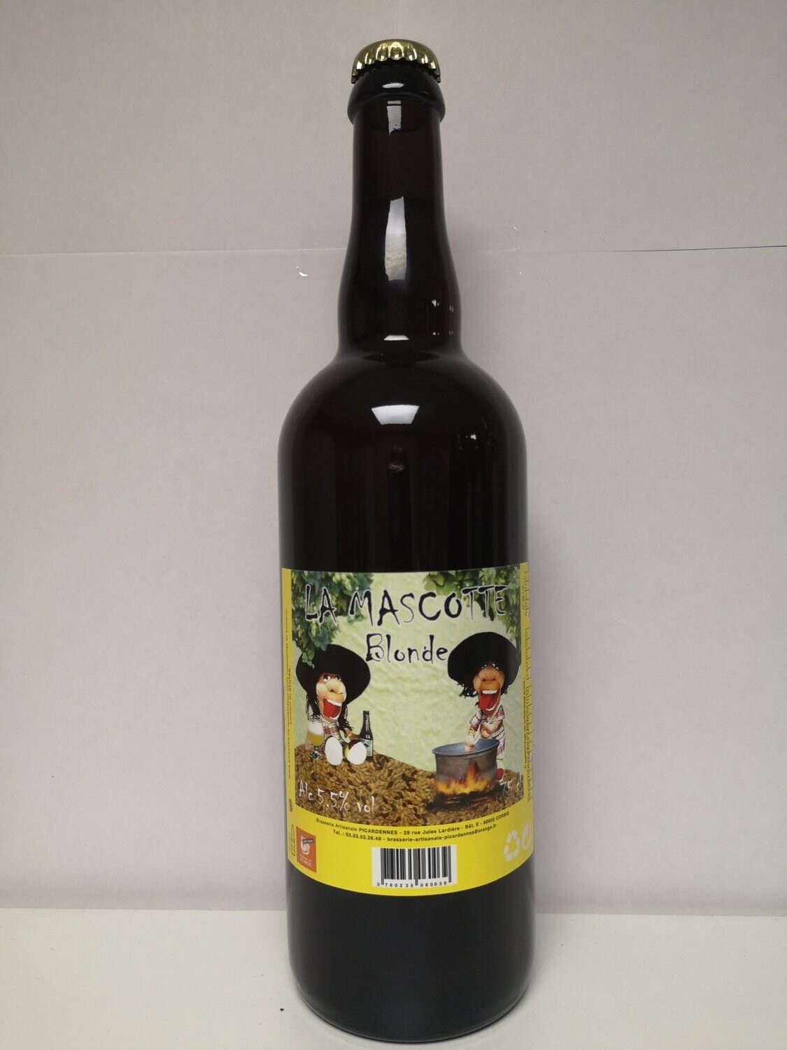 Bière Mascotte Blonde 75cl