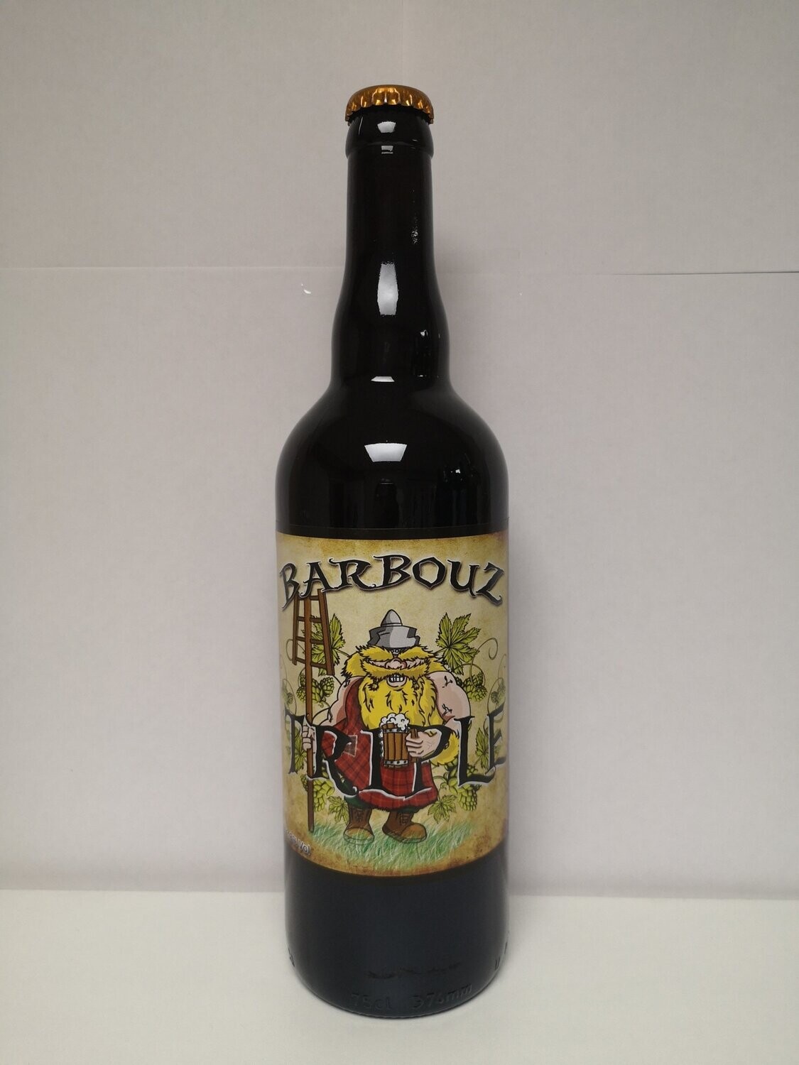 Bière Barbouz blonde triple 75 cl