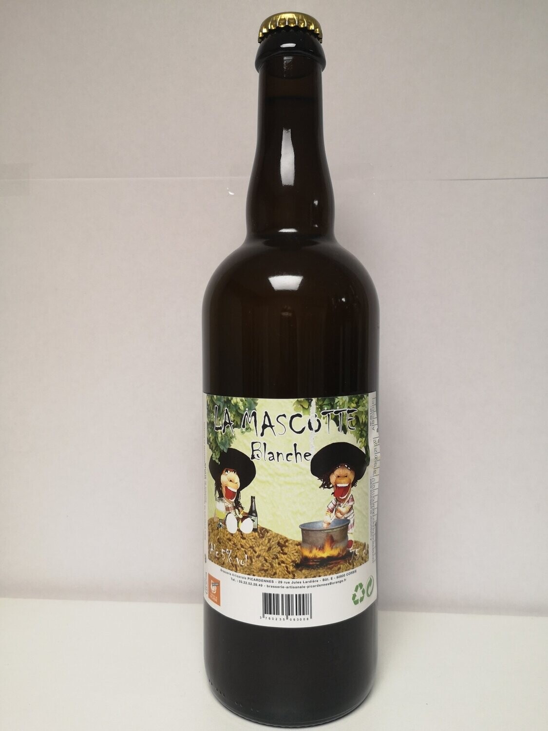 Bière Mascotte Blanche 75cl
