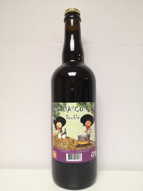 Bière Mascotte ambrée Double 75cl