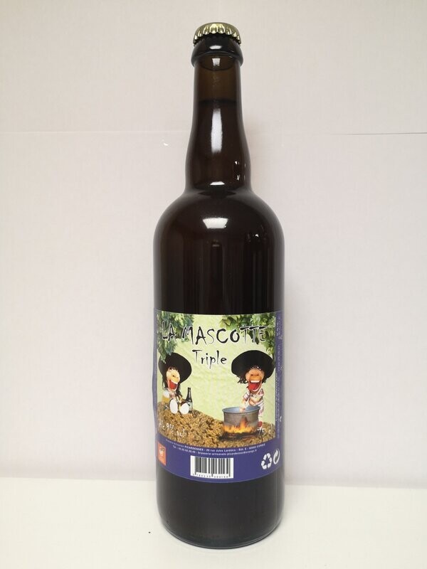 Bière Mascotte blonde Triple 75 cl