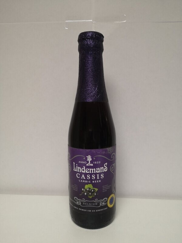 Bière Lindemans cassis 25 cl