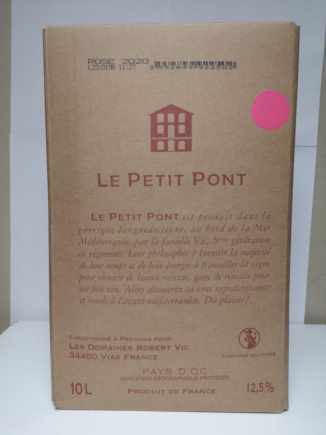 Cubi petit pont rose 10L