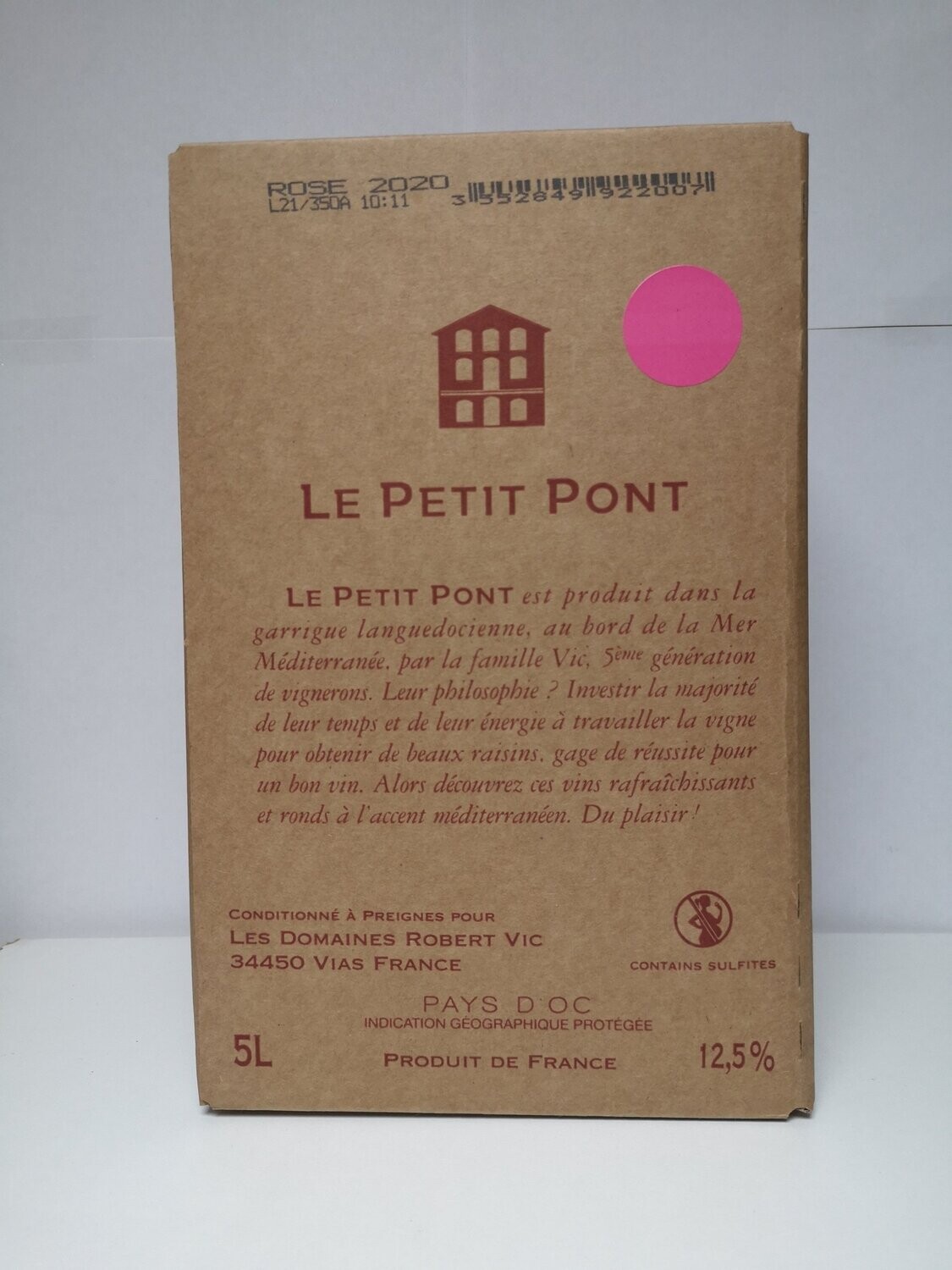 Cubi petit pont rose 5L