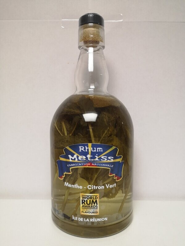 Rhum Arrangé Metiss Menthe citron vert 70cl