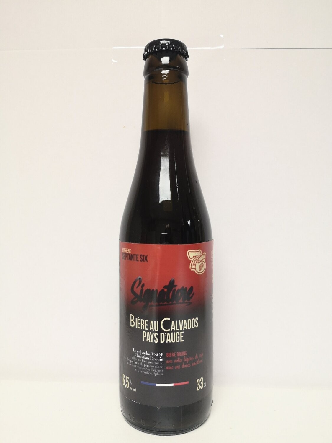 Bière septantesix signature aromatisée au calvados Drouin 33cl