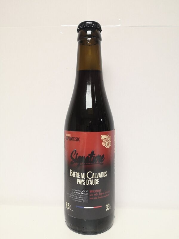Bière septantesix signature aromatisée au calvados Drouin 33cl