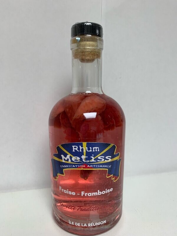 metiss rhum arrangé Fraise framboise 35cl