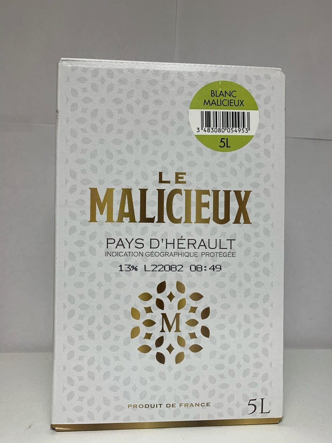 Cubi Malicieux blanc 5L