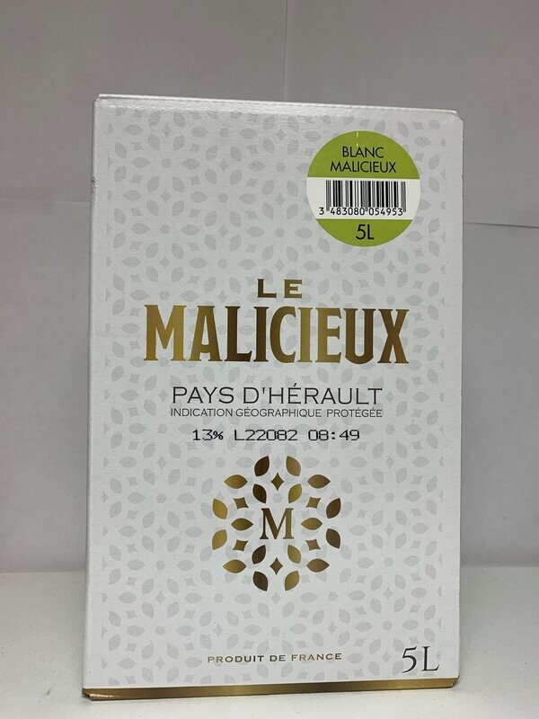 Cubi Malicieux  blanc  5L