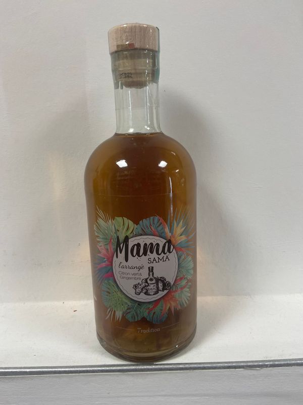 Rhum arrangé mama sama citron gingembre