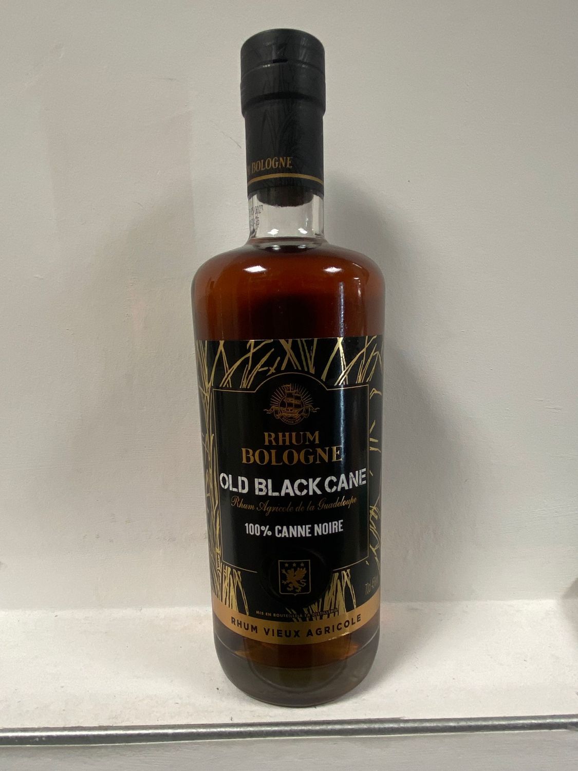 Rhum bologne ambrée old black cane