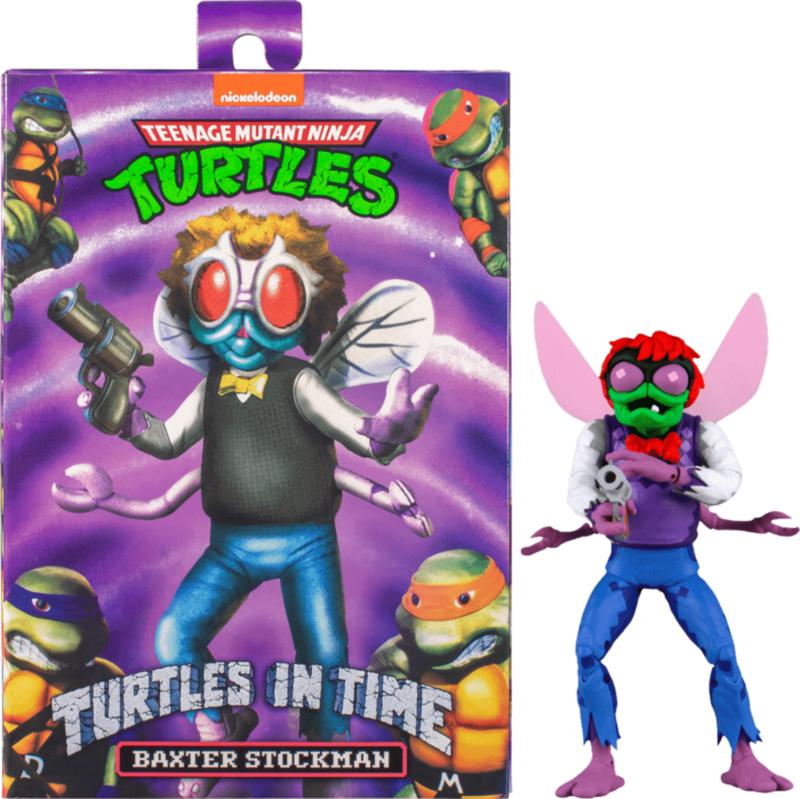 Neca Teenage Mutant Ninja Turtles Baxter Stockman Turtles in Time NEU & OVP