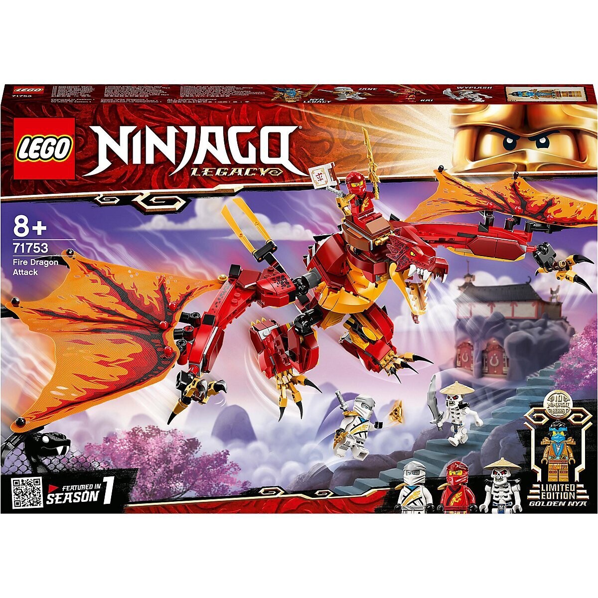 Lego Ninjago 71753 Kais Feuerdrache NEU & OVP