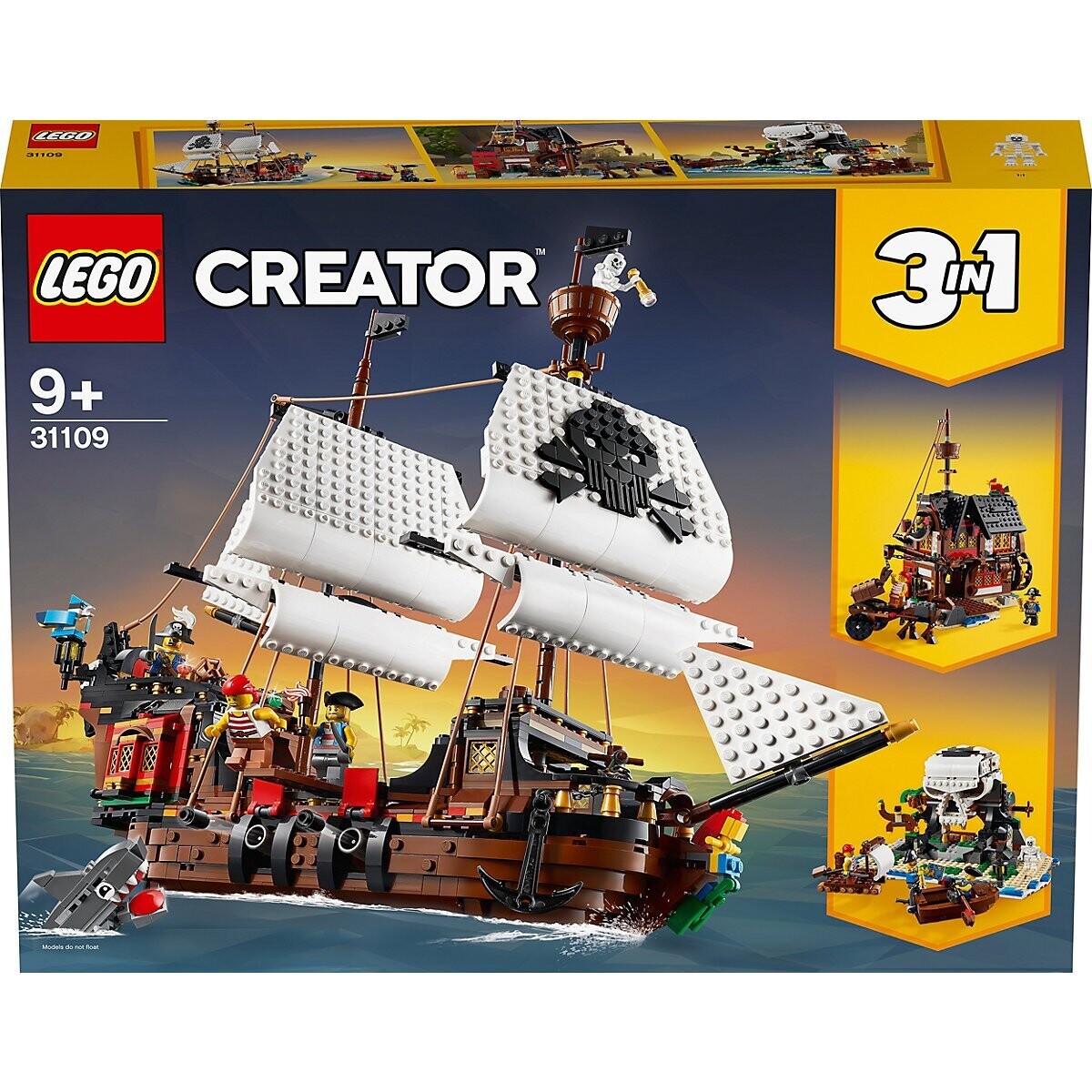Lego Creator 31109 3 in 1 Piratenschiff NEU & OVP