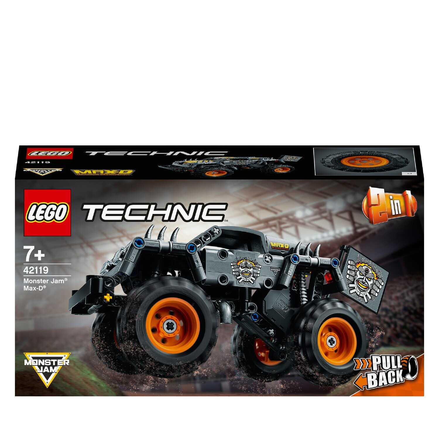 Lego Technic 42119 Monster Jam Max-D NEU & OVP