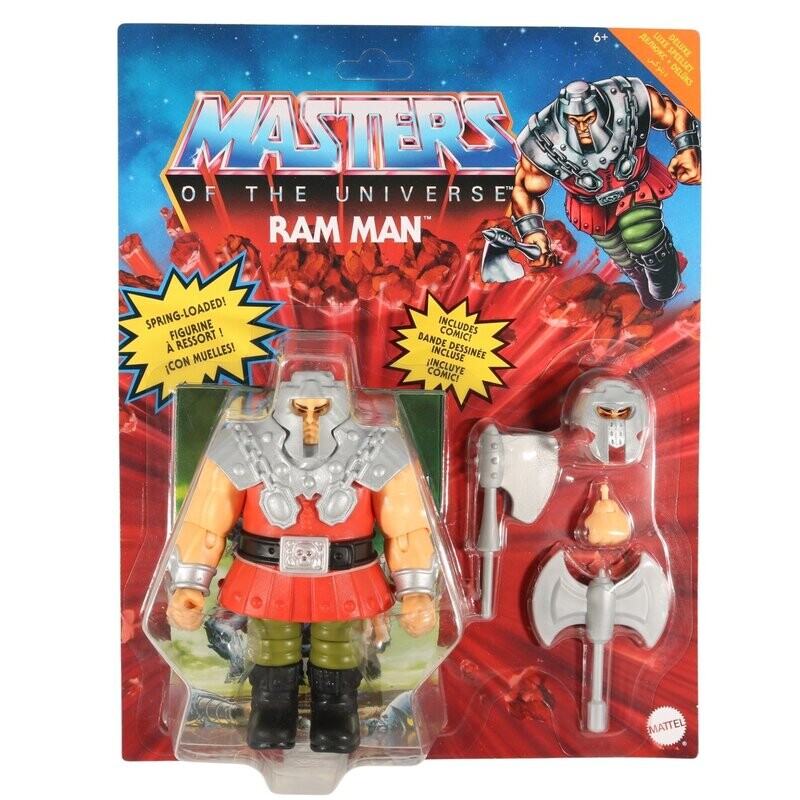 Mattel Masters Of The Universe Origins MOTU Ram Man Deluxe