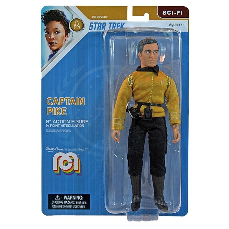 Mego Star Trek 8 Inch Captain Pike Actionfigur Discovery